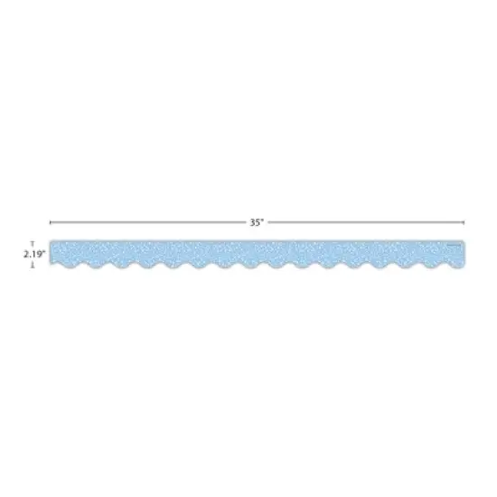 Teacher Created Resources&reg; Composition Blue Scalloped Border Trim, 35 Feet Per Pack, 6 Packs image {3}