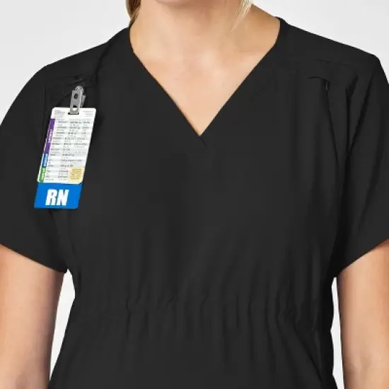 Wink W123 Maternity V-Neck Scrub Top image {3}