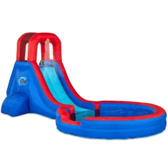 Sunny & Fun Inflatable Kids Backyard Water Slide Park w/Pool image {8}
