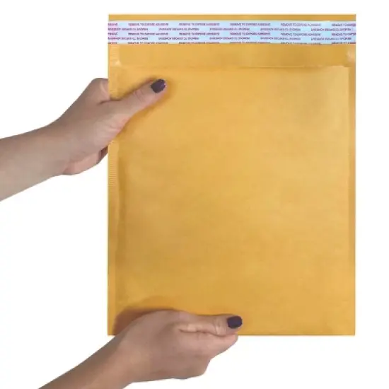UOFFICE Pack of 200 Kraft Bubble Mailers 8.5" x 12" - #2 Self-Seal Padded Envelopes image {5}