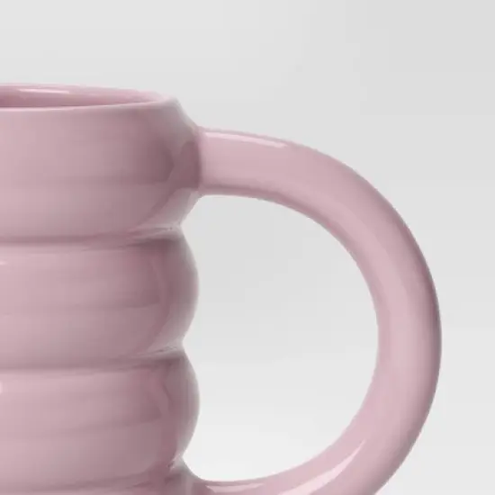 14oz Stoneware Artisan Mug Purple - Room Essentials&trade;: Coffee Cup, Microwave & Dishwasher Safe, Dorm Room Essential image {2}