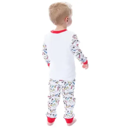 Frosty the Snowman Toddler Holiday Cotton Pajama Set White image {1}