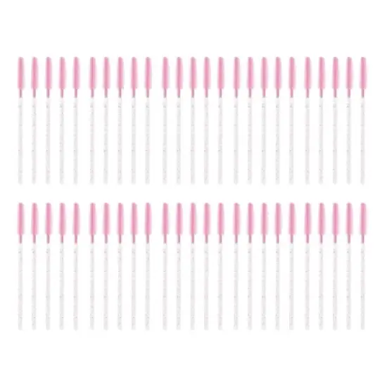 Unique Bargains Portable Silicone Eyelash Brush 50 Pcs image {5}