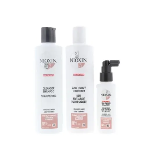 Nioxin System 3 Trio: Cleanser Shampoo 10.1 oz, Scalp Therapy Conditioner 10.1 oz, Scalp & Hair Treatment 3.38 oz image {5}