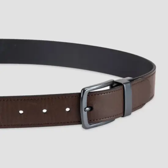 DENIZEN&reg; from Levi's&reg; Men's Reversible Edge with Stitch Belt - Brown image {4}
