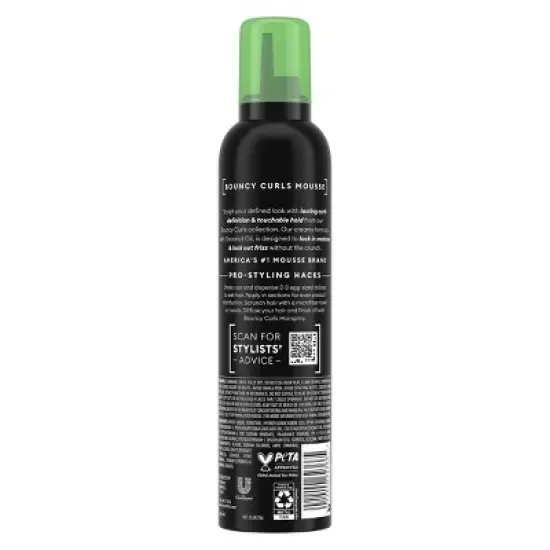 Tresemme Flawless Curls Nourishing Mousse With Coconut and Avocado Oil - 10.5oz image {1}