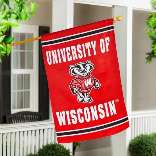 Embossed Suede Flag, GDN Size, University of Wisconsin-Madison image {2}