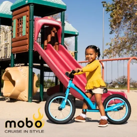 Mobo Explorer X 14" Kids' Balance Bike - Blue image {4}