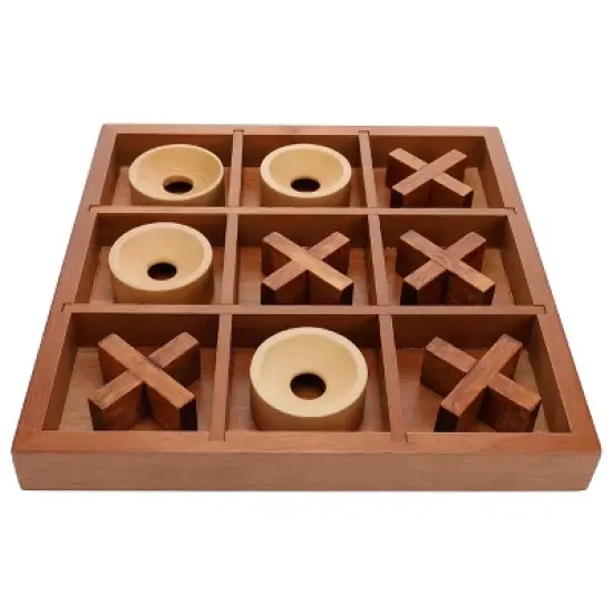 WE Games Tic Tac Toe Wooden Board Game, Patio Decor, Outdoor Games, Backyard Games, Camping Games, Outside Games, Birthday Gifts, Living Room Decor image {7}