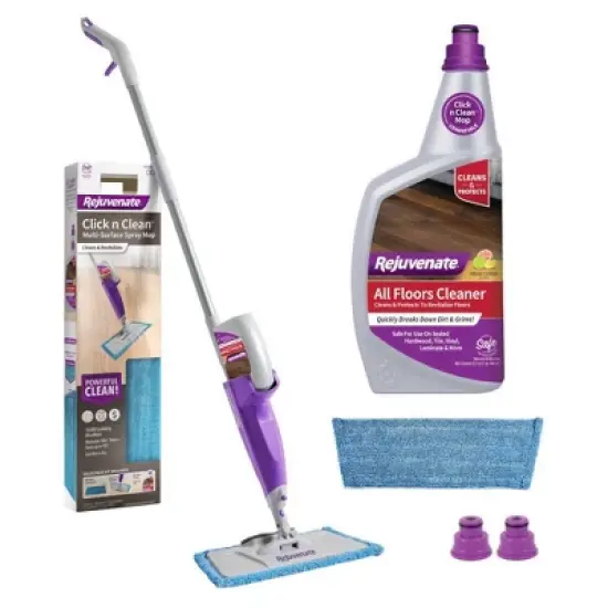 Rejuvenate Click n Clean Multi-Surface Floor Spray Mop System image {16}