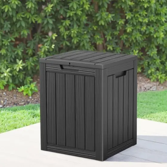 MAYEERTY 28 Gallon Large Capacity Outdoor Deck Box for Patio Furniture Cushions, Pillow with Wheels image {5}