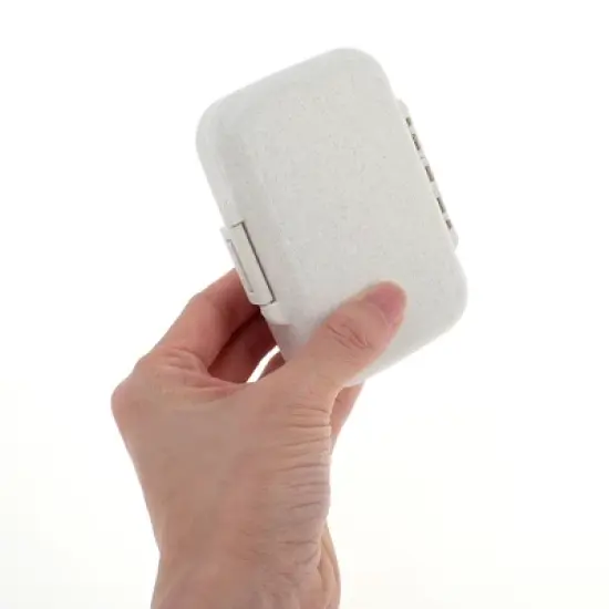 Unique Bargains 6 Grids Single Layer Pill Box 1 Pc image {4}