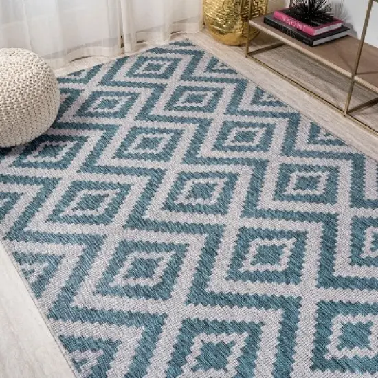 Sintra Diamond  Indoor/Outdoor Area Rug - JONATHAN Y image {11}