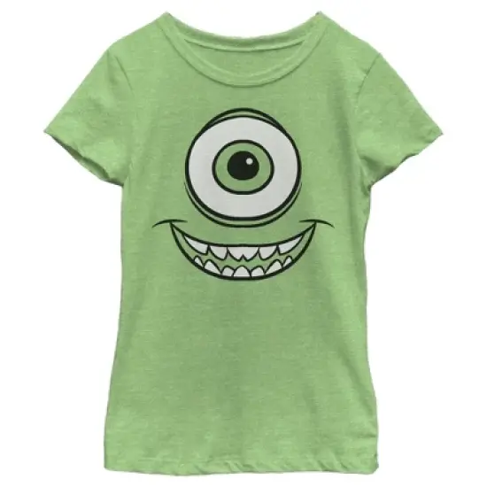 Girl's Monsters Inc Mike Wazowski Eye T-Shirt image {2}