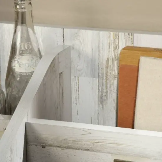 28" Barrister Lane Storage Bookshelf White Plank - Sauder image {4}