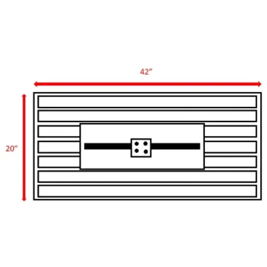 24" H x 42" W Steel Propane Outdoor Fire Pit Table with Lid image {5}