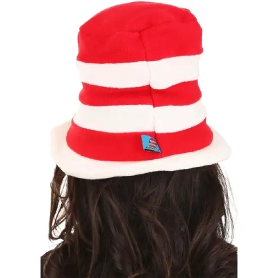 HalloweenCostumes.com    Dr. Seuss Cat in the Hat Costume Hat for Toddlers, Red/White image {5}