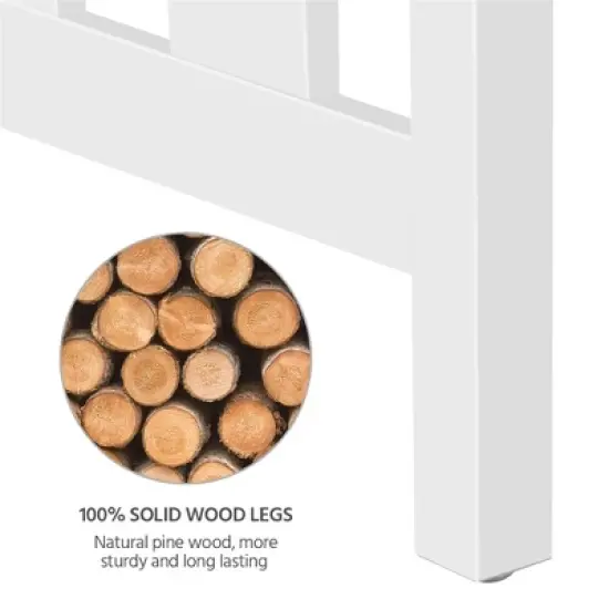 Yaheetech Modern Computer Desk Work Station with Removable Floating Organizer White image {4}