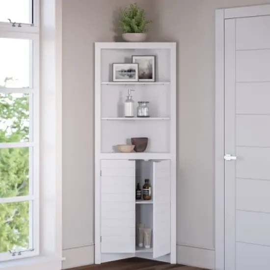 Madison Collection Tall Corner Cabinet - RiverRidge Home image {1}
