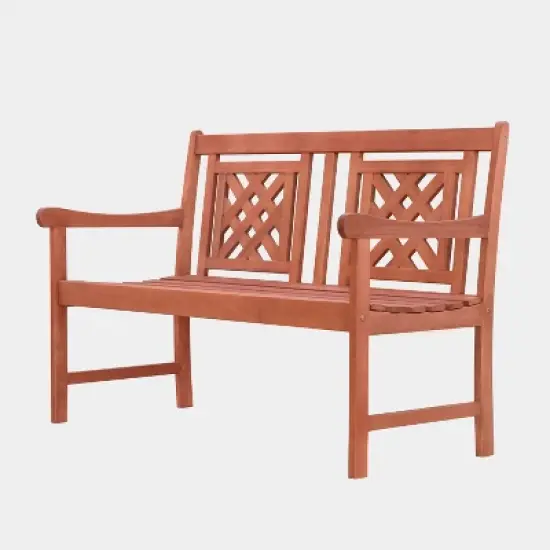 Malibu 6pc Rectangle Wood Outdoor Patio Dining Set - Tan - Vifah image {6}