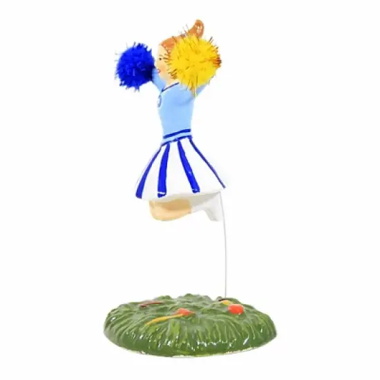 Department 56 Villages 3.75 In Go Polars! Halloween Halloween Village , Halloween Decor Halloween Cheer Leader Pom Pom (1PC) image {2}
