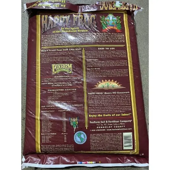 FoxFarm FX14054 Happy Frog Nutrient Rich and pH Adjusted Rapid Growth Garden Potting Soil Mix is Ready to Use, 12 quart (2 Pack) image {2}