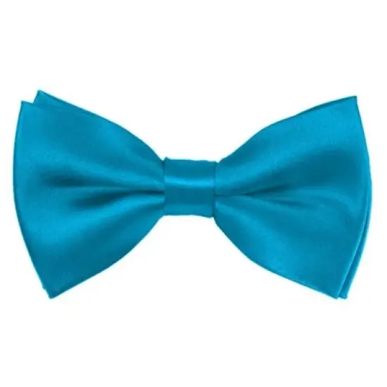 Men's Solid Color 2.5 W And 4.5 L Inch Pre-Tied adjustable Bow Ties image {13}