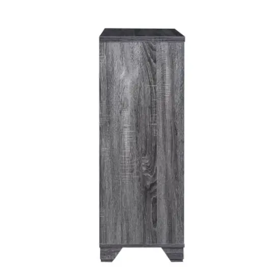 Ereth Modern Wine Bar Cabinet Dark Gray - miBasics image {4}
