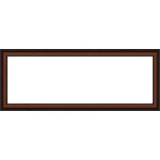 Amanti Art Cyprus Walnut Narrow Framed Dry Erase Magnetic Board image {16}