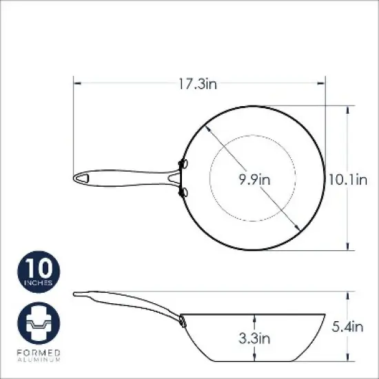 Nordic Ware 10" Medium Wok image {4}