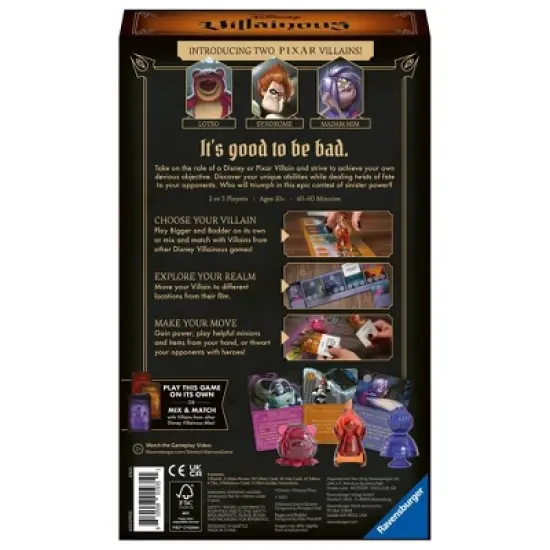 Disney Villainous Bigger & Badder Expandalone Strategy Board Game image {1}