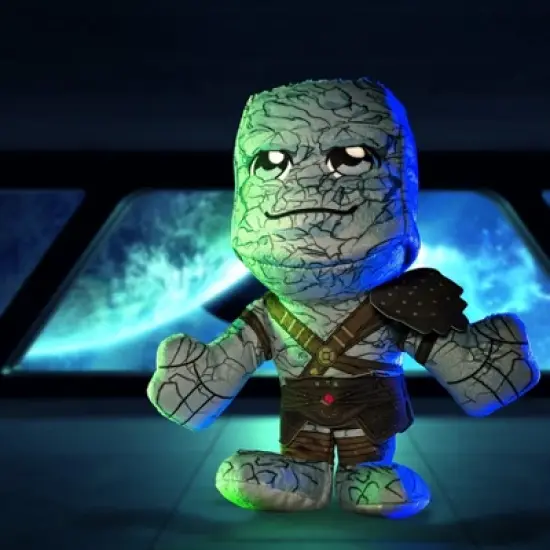 Bleacher Creatures Marvel Korg 8" Kuricha Sitting Plush image {4}