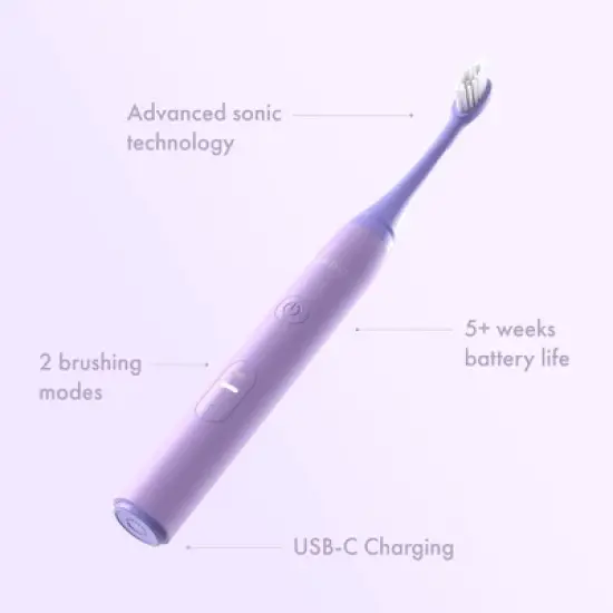 ORDO Sonic Lite Electric Toothbrush - Lavender image {2}