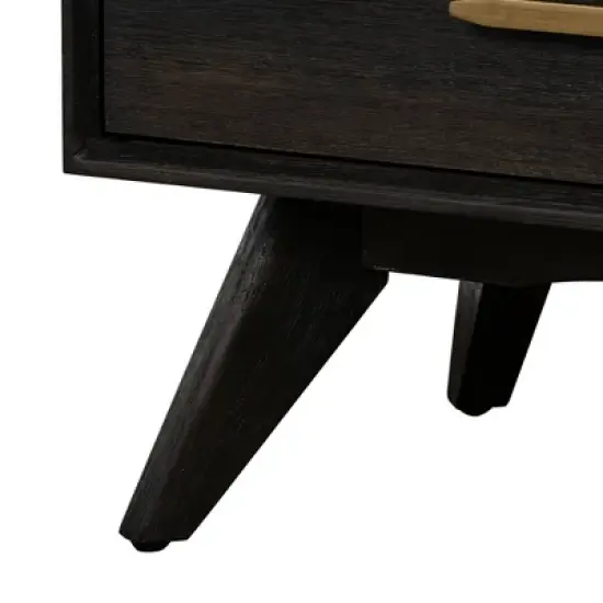 2 Drawer Baly Mid-Century Modern Nightstand - Armen Living image {7}