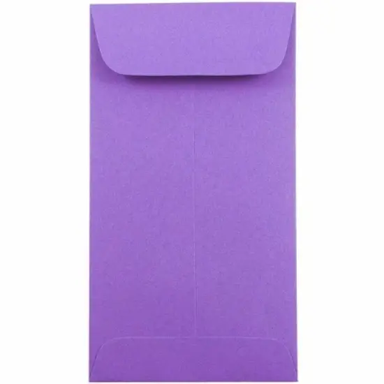 JAM PAPER #7 Coin Business Colored Envelopes - 3 1/2 x 6 1/2 - Red Recycled - 100/Pack image {8}