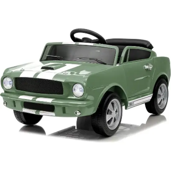 12V Ride on Licensed Shelby GT350, Battery Powered Ride on Toys for Toddlers with Remote Control, Safety Belt, 2 Speeds, LED Lights image {8}