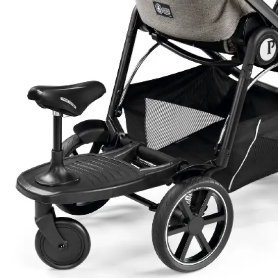 Peg Perego Ride With Me Board for Veloce and Vivace Strollers - Gray image {2}