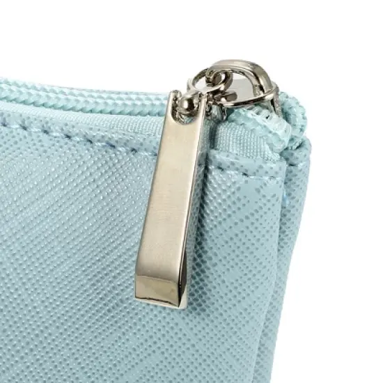 Unique Bargains PU Leather Travel Portable Makeup Organizer Bag 1 Pc image {6}