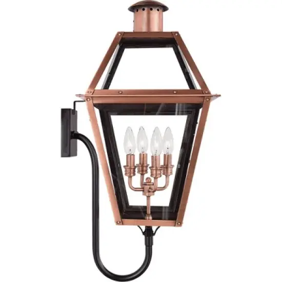 Quoizel Lighting Rue De Royal 4 - Light Sconce in  Aged Copper image {4}