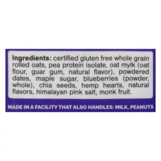 Oats Over Night Shake Blueberry Muffin - Case of 5/2.2 oz image {6}