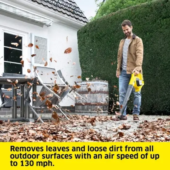 Karcher LBL 2 Battery Cordless Leaf Blower Tool Only image {3}