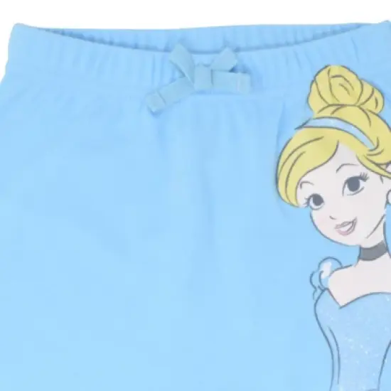 Disney Princess Belle Aurora Cinderella Baby Girls 3 Pack Pants Newborn to Infant image {4}