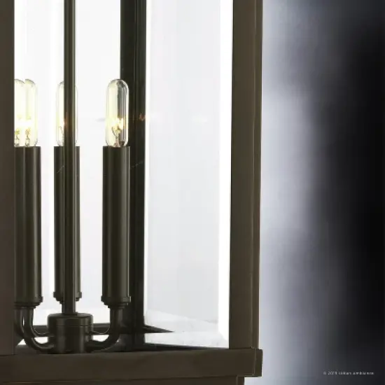 Urban Ambiance Luxury Colonial Outdoor Pendant Light,  23-3/4" x 9-1/2",  Olde Bronze Finish, UHP1191 image {5}