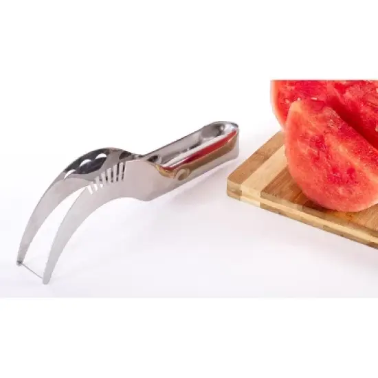Kitchen + Home Watermelon Slicer Corer and Server - Stainless Steel image {4}