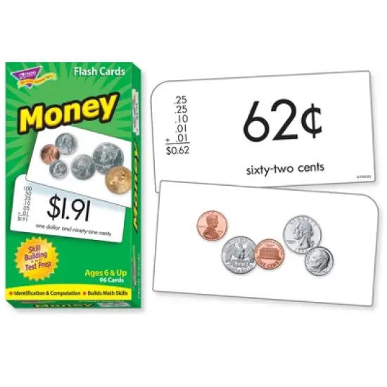 TREND Money Skill Drill Flash Cards image {1}