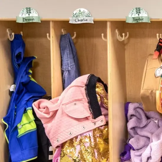 Big Dot of Happiness Eucalyptus Greenery - DIY Blank Paper Desk or Locker Labels - Classroom Name Tags - Set of 32 image {4}