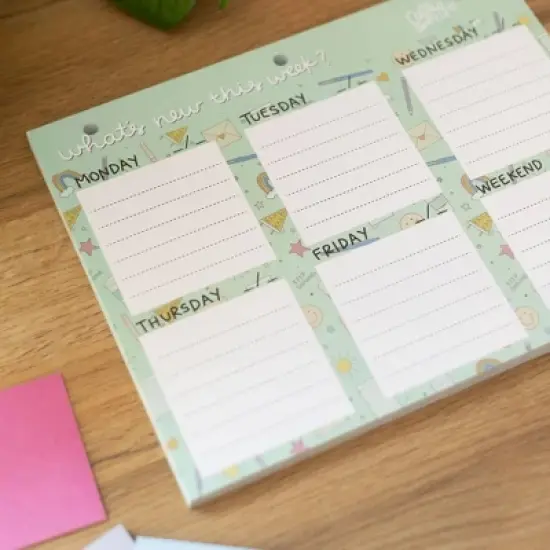 Undated School Doodle Weekly Deskpad - Callie Danielle image {5}