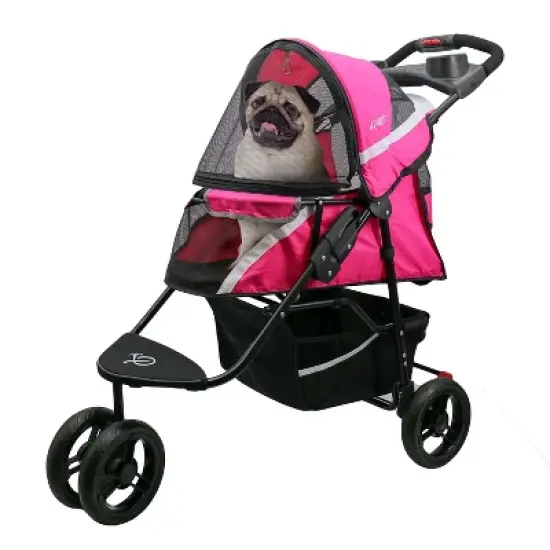 Petique Revolutionary Stroller, Dog Cart for Small to Medium Size Pets, Ventilated Pet Jogger for Cats & Dogs image {3}
