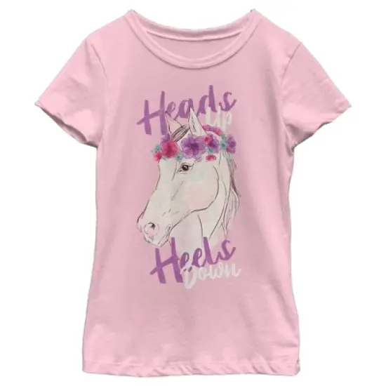 Girl's Lost Gods Floral Horse Love At First Ride T-Shirt image {8}