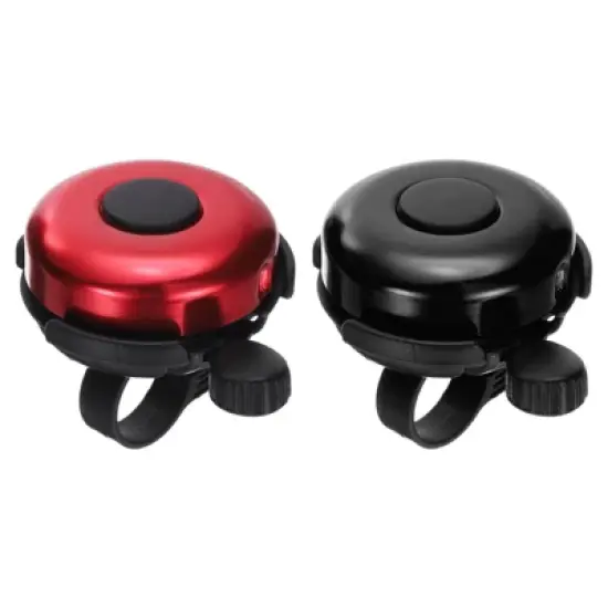 Unique Bargains Aluminum Loud Clear Sound Classic Scooters Bicycle Bells 2 Pcs 2.3" image {4}